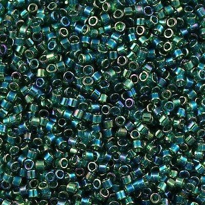Miyuki Bead, Miyuki Delica 11/0 DB0175 Transparent Emerald AB