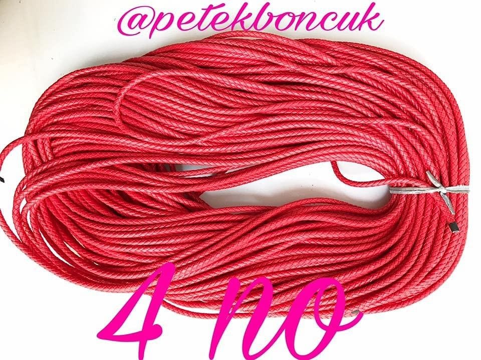 Rundes gestricktes Kunstleder-7mm-4