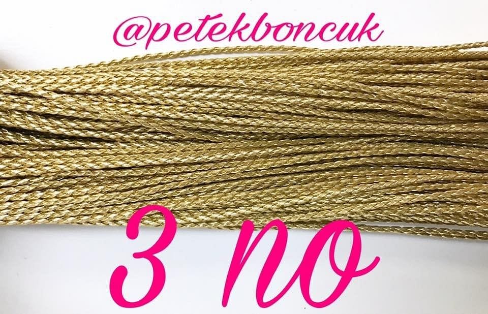 Yuvarlak Suni Örgü Deri-2.5mm-3