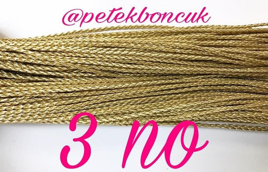 Yuvarlak Suni Örgü Deri-2.5mm-3