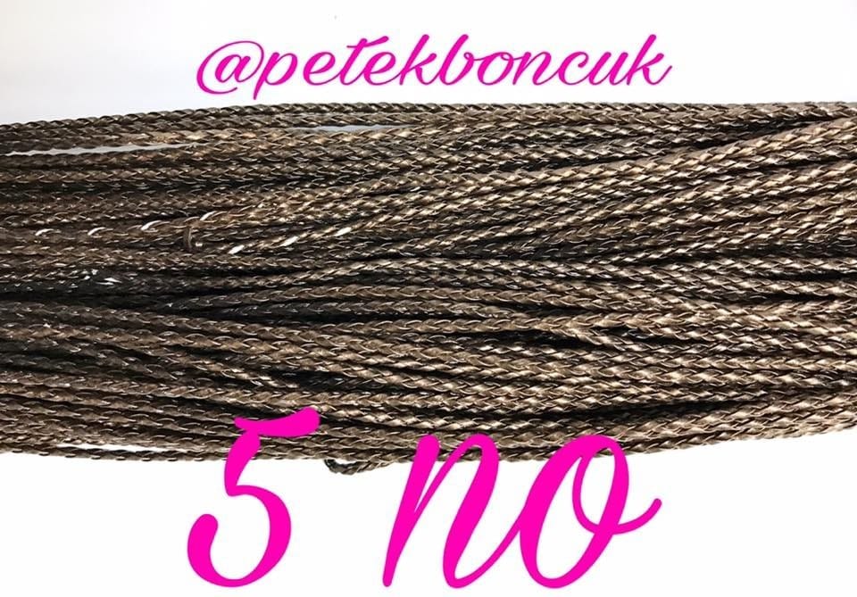 Yuvarlak Suni Örgü Deri-2.5mm-5