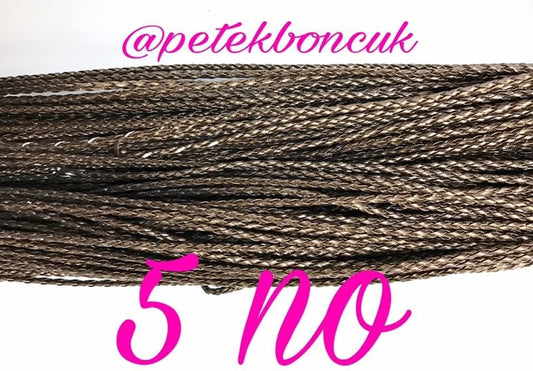 Yuvarlak Suni Örgü Deri-2.5mm-5