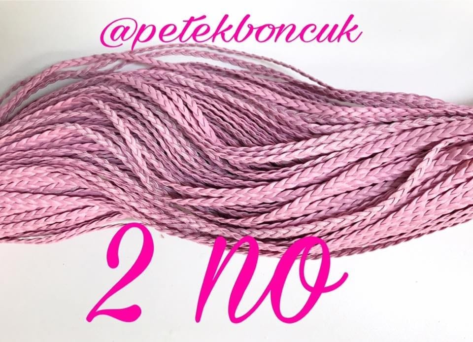 Flaches gestricktes Kunstleder 5mm-2