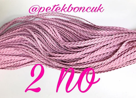 Yassı Suni Örgü Deri 5mm-2