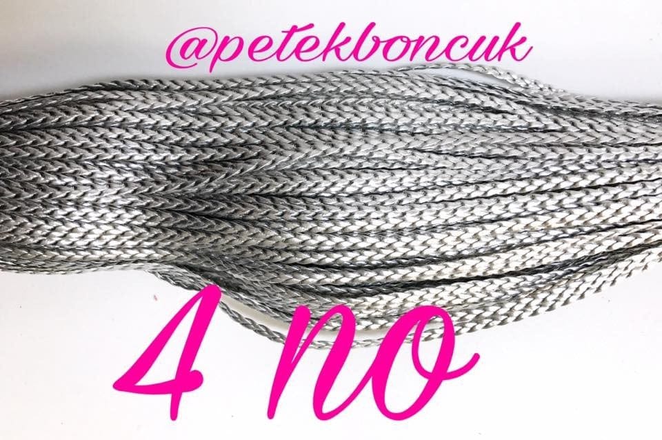 Flat Artificial Knitted Leather 5mm-4