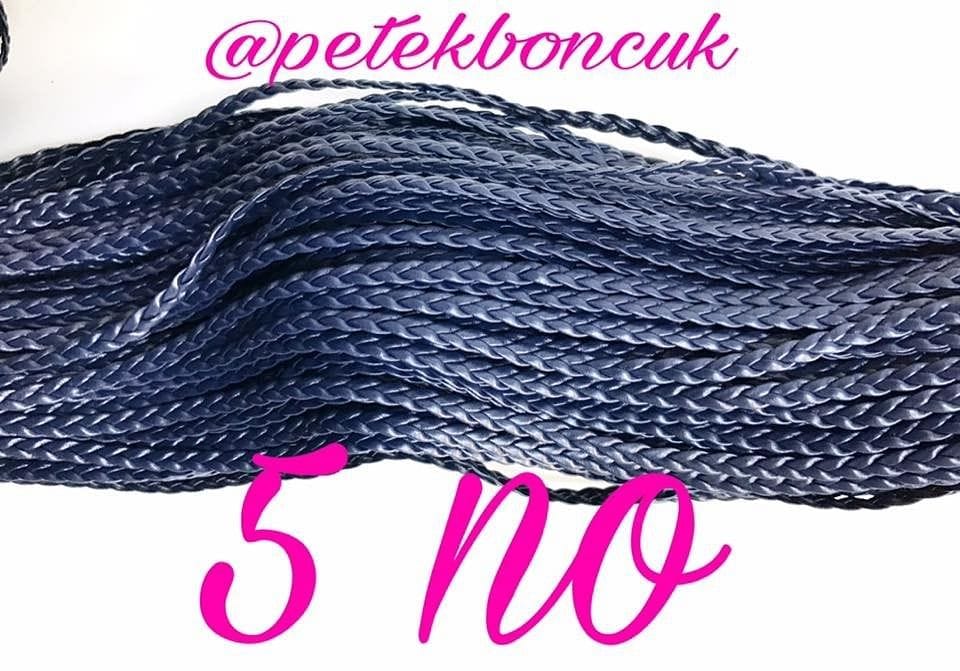 Yassı Suni Örgü Deri 5mm-5