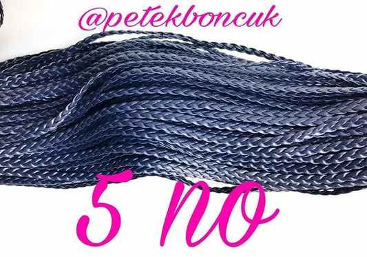 Yassı Suni Örgü Deri 5mm-5