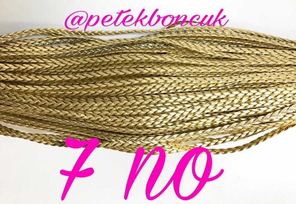 Flat Faux Knitted Leather 5mm-7