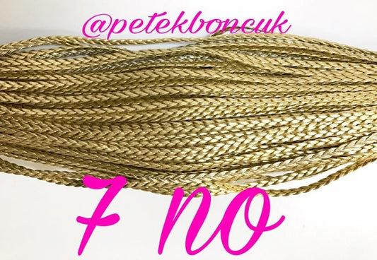 Yassı Suni Örgü Deri 5mm-7