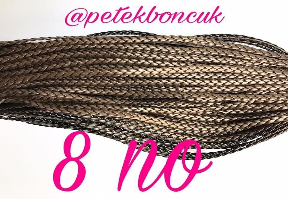 Flat Faux Knitted Leather 5mm-8