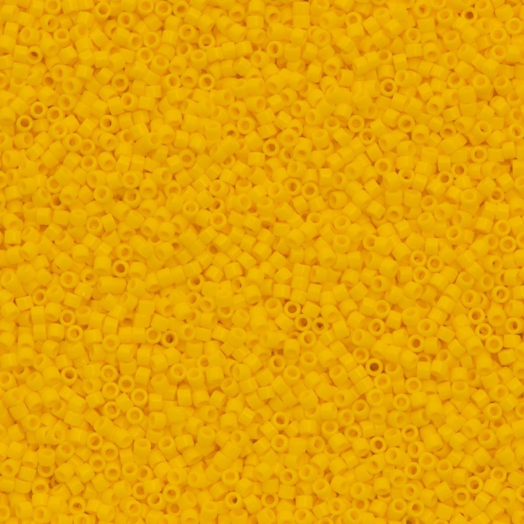 Miyuki Beads, Miyuki Delica 11/0 DB1132 Undurchsichtiger Kanarienvogel