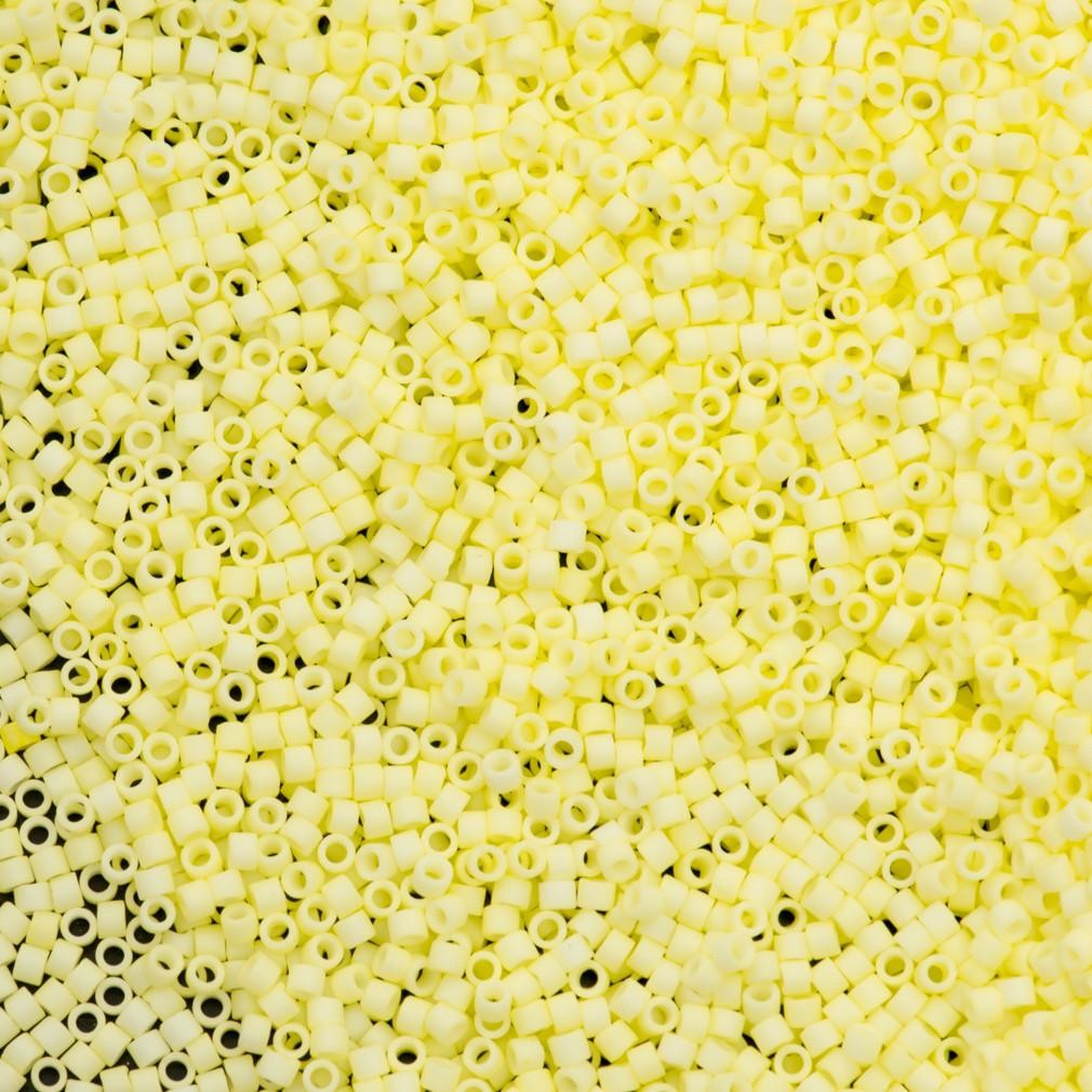 Miyuki Boncuk, Miyuki Delica 11/0 DB1511 Opaque Pale Yellow Matted