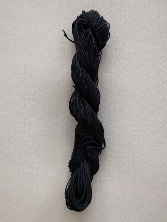 Paraşüt İpi-1mm-20 Siyah