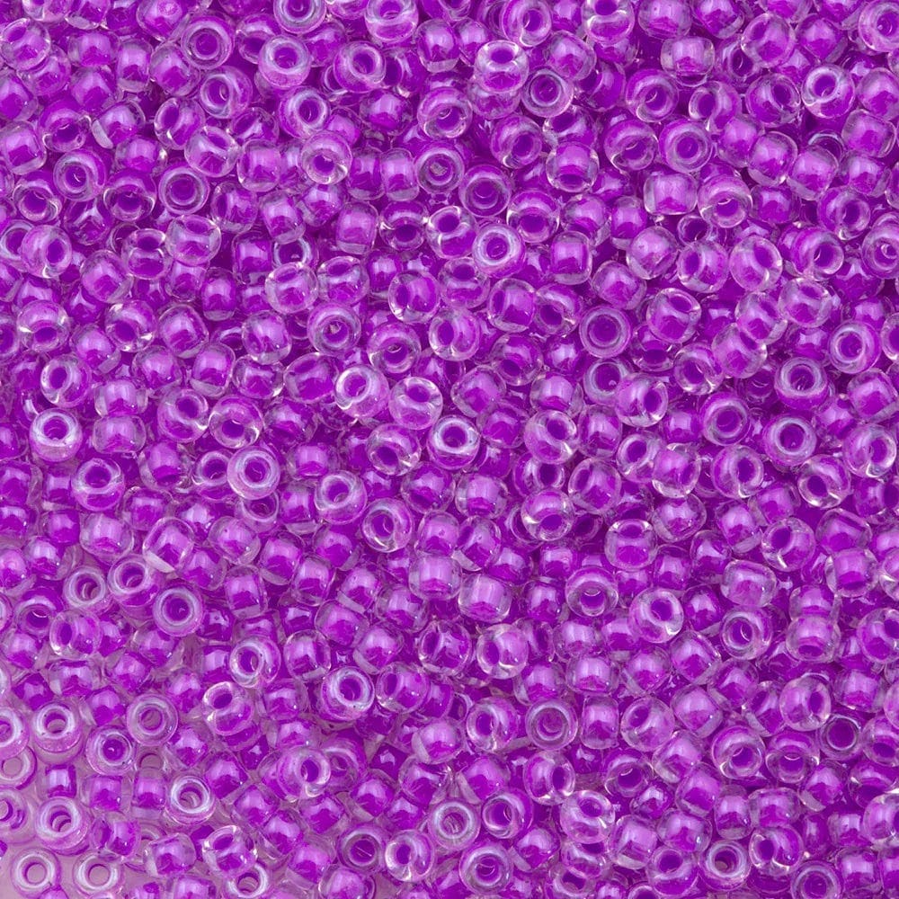 Miyuki Boncuk, MiyukiRoundBeads 8/0-4303 Luminous Plum Crazy