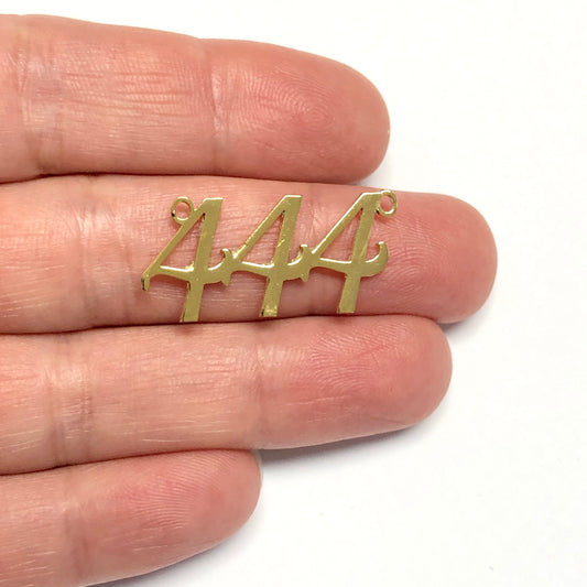 Gold Plated Angel Numbers - 444