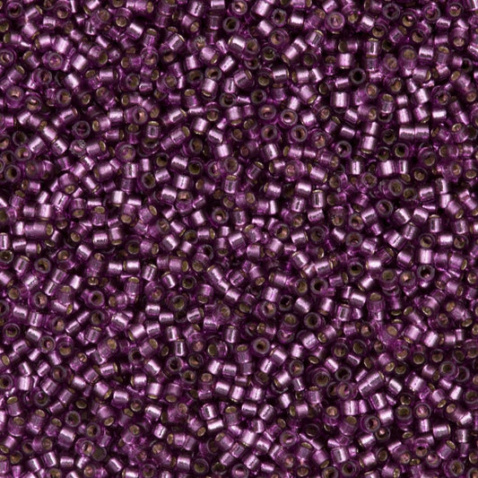 Miyuki Beads, Miyuki Delica 11/0 DB2169 Duracoat S/L Dyed Lilac