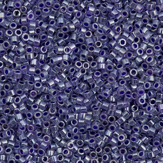 Miyuki Boncuk, Miyuki Delica 11/0 DB0250 Lined Crystal Violet