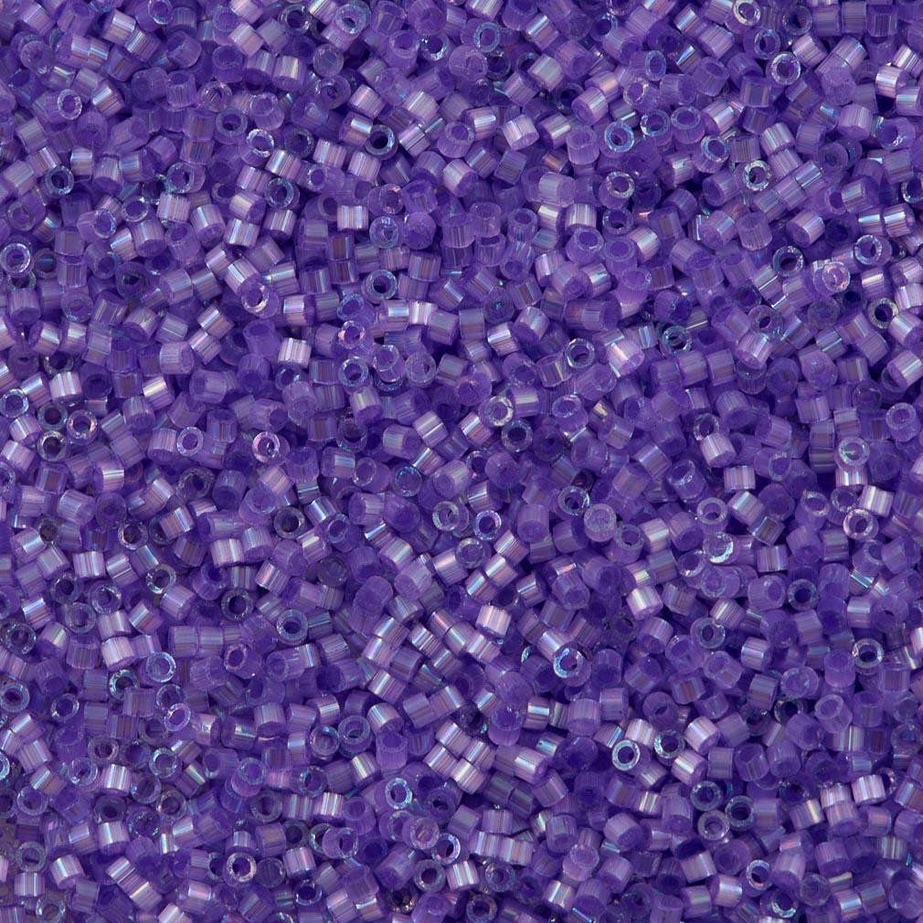 Miyuki Boncuk, Miyuki Delica 11/0 DB1868 Silk İnside Dyed light Lilac AB