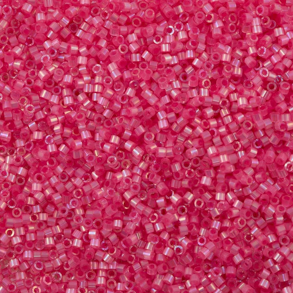 Miyuki Boncuk, Miyuki Delica 11/0 DB1867 Silk İnside Dyed light Rose AB