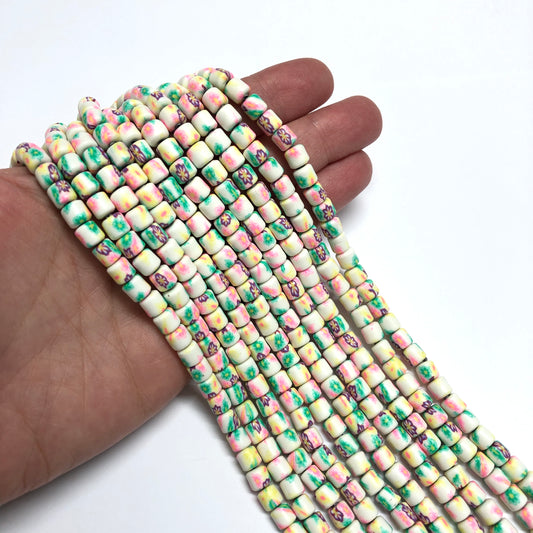 Polymer Clay Desenli Lino Boncuk - 5