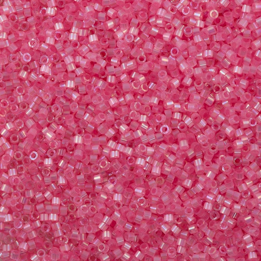 Miyuki Bead, Miyuki Delica 11/0 DB1875 Silk Inside Dyed light Light Carnation AB