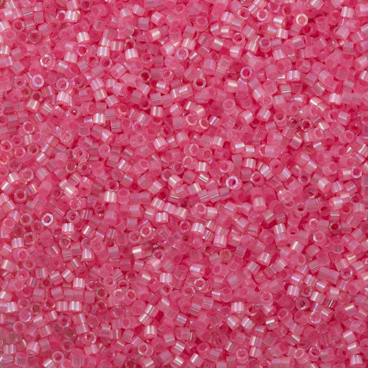 Miyuki Bead, Miyuki Delica 11/0 DB1875 Silk Inside Dyed light Light Carnation AB