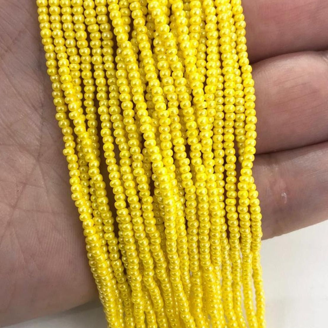 Preciosa Dizi Kum Boncuk 11/0 -88110-Porselen Sarı