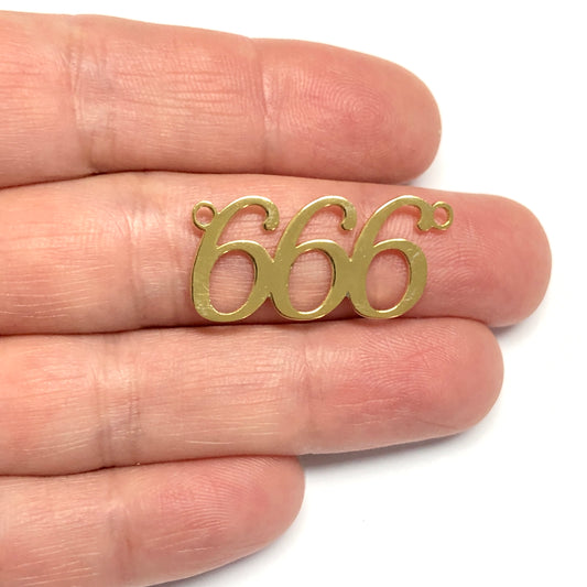 Gold Plated Angel Numbers - 666