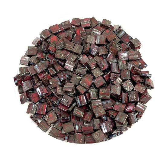 Miyuki Tila TL4521 Picasso Opaque Red