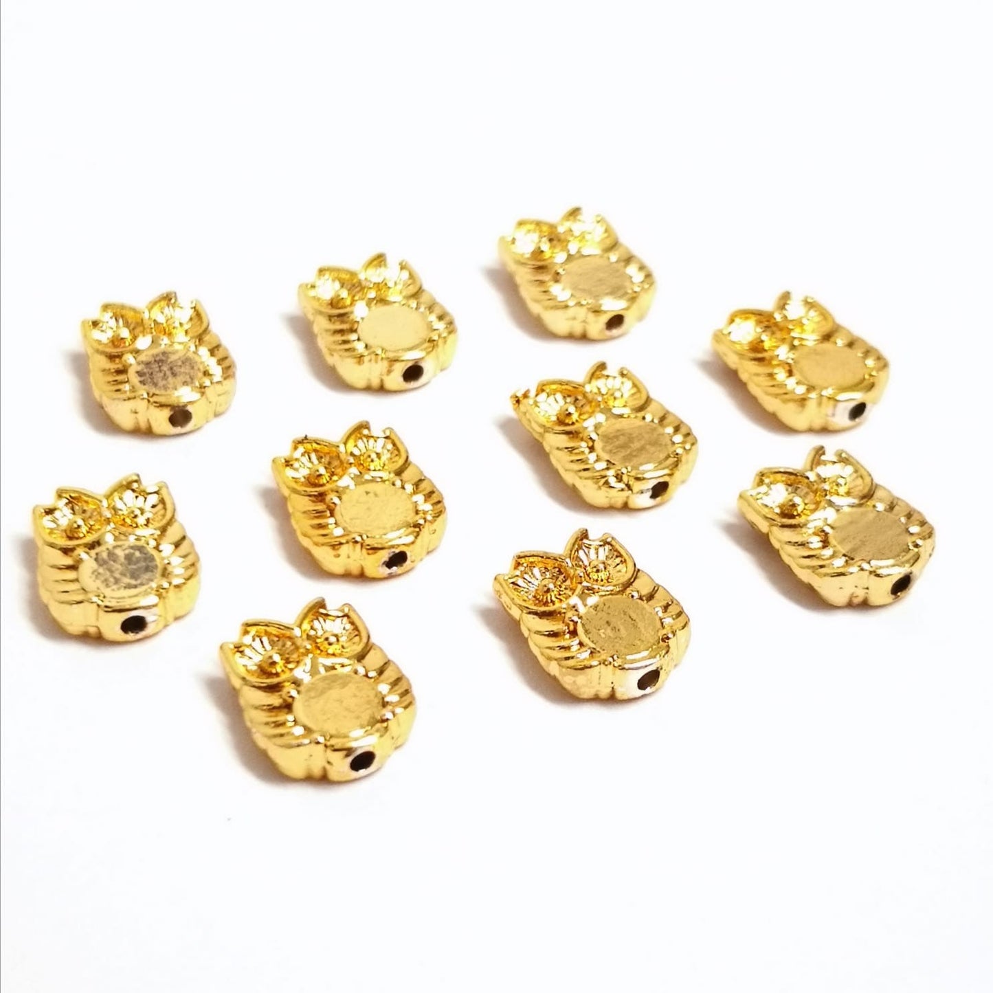 Altın Kaplama 8x10mm Baykuş Ara Aparat