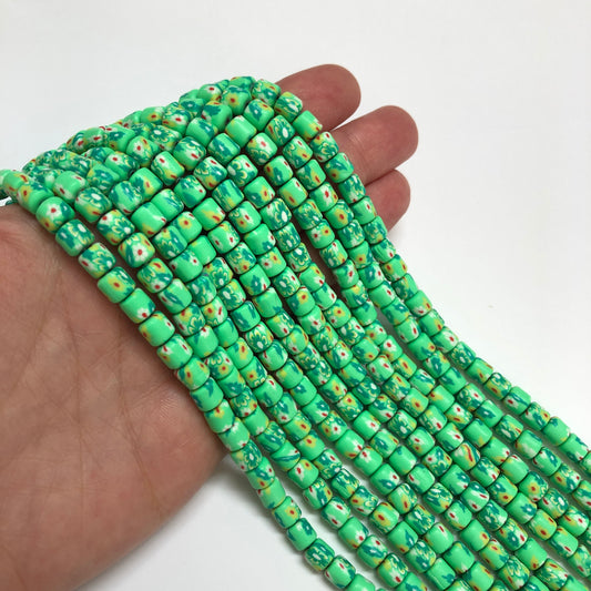 Polymer Clay Desenli Lino Boncuk - 7