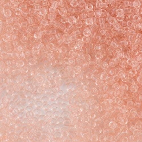 Miyuki Boncuk, MiyukiRoundBeads 8/0-0155 Transparent Light Tea Rose