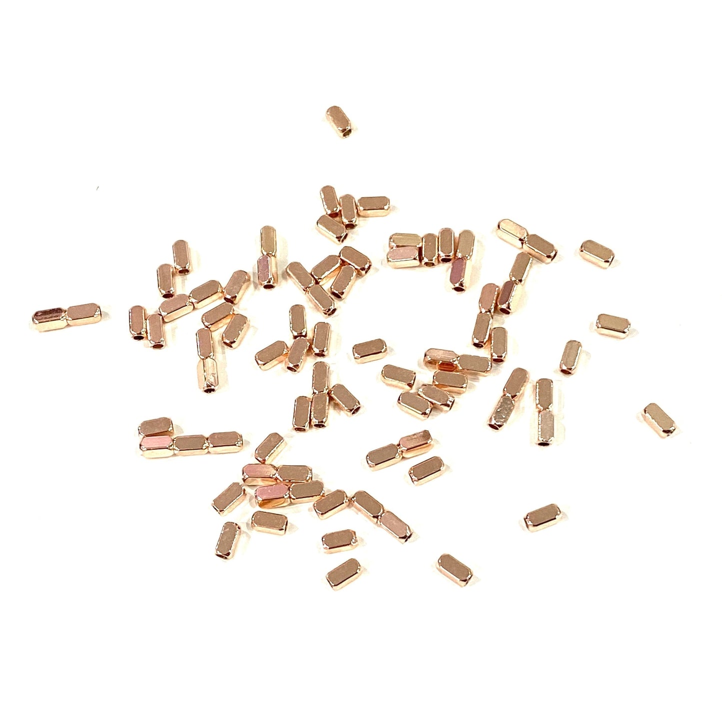 Rose Gold Kaplama Kısa Baget Aparat 19