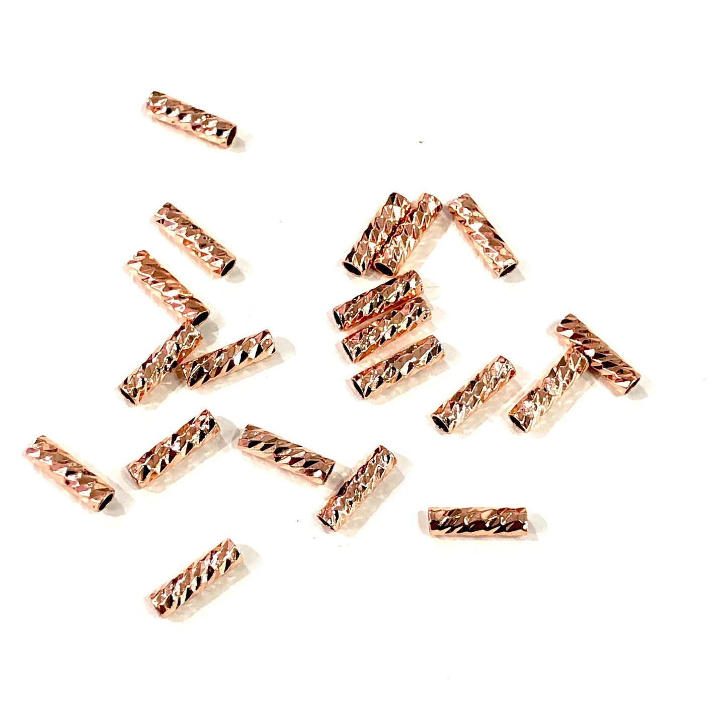Rose Gold Kaplama Boru Aparat 2x10mm