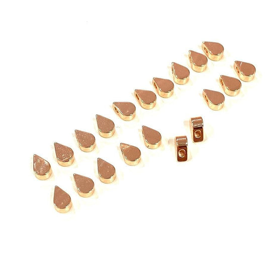 Rose Gold Kaplama Damla Aparat 4x6mm