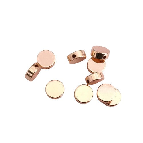 Rose Gold Kaplama 6mm Daire Ara Aparat