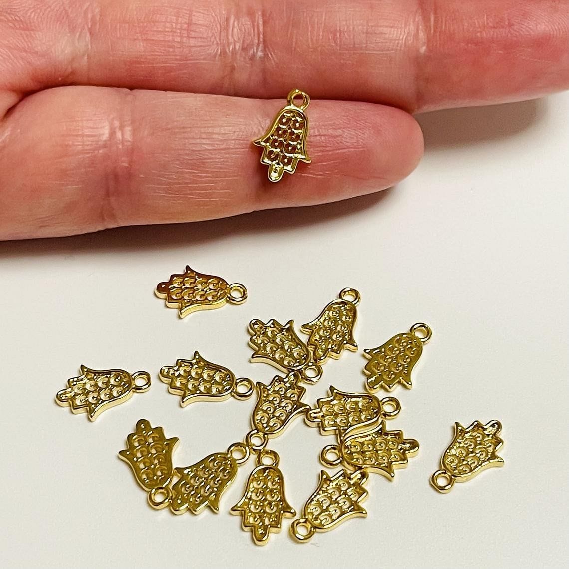 Vergoldeter Fatma-Hauptschüttelaufsatz - 2