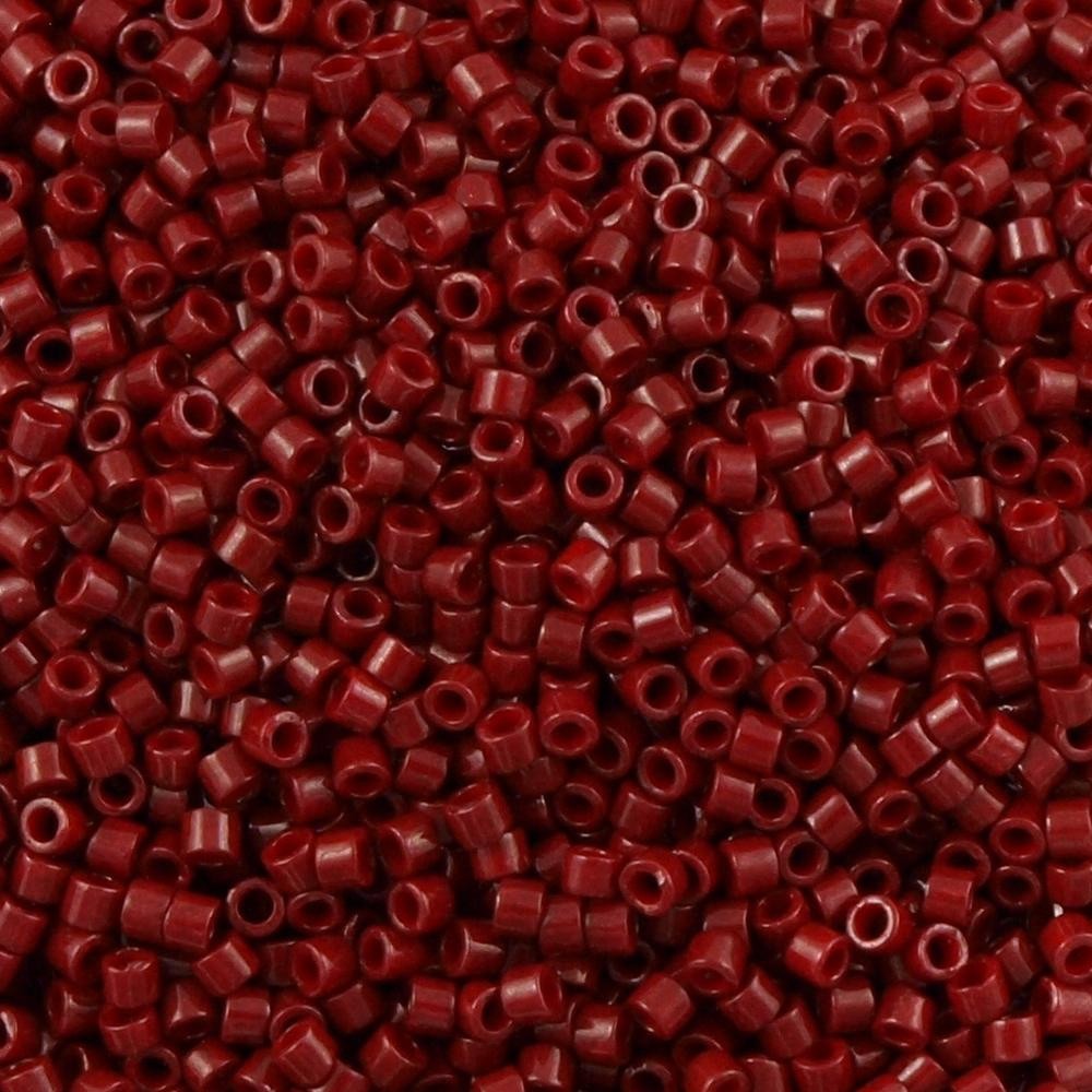 Miyuki Boncuk, Miyuki Delica 11/0 DB0654 Opaque Cranberry Dyed