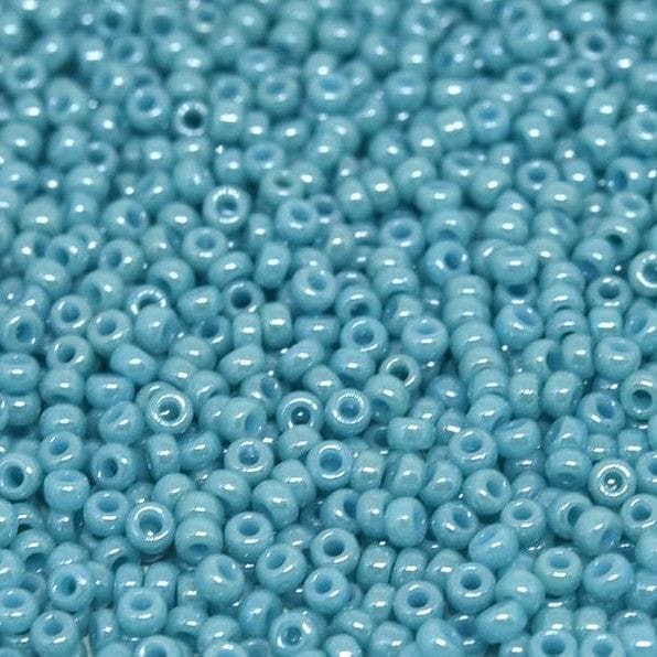 Miyuki Beads, MiyukiRoundBeads11/0-2470 Emerald Lined Lt.Topaz AB