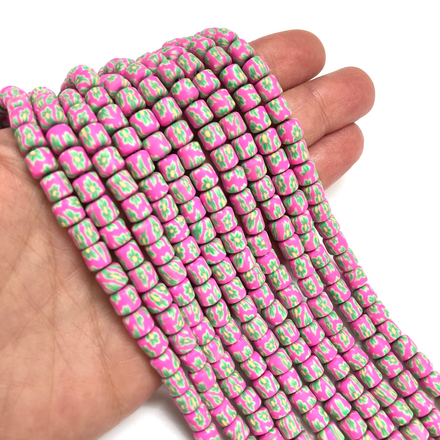 Polymer Clay Desenli Lino Boncuk - 9