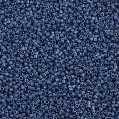 Miyuki Beads, Miyuki Delica 11/0 DB0267 Opaque Bluberry Luster
