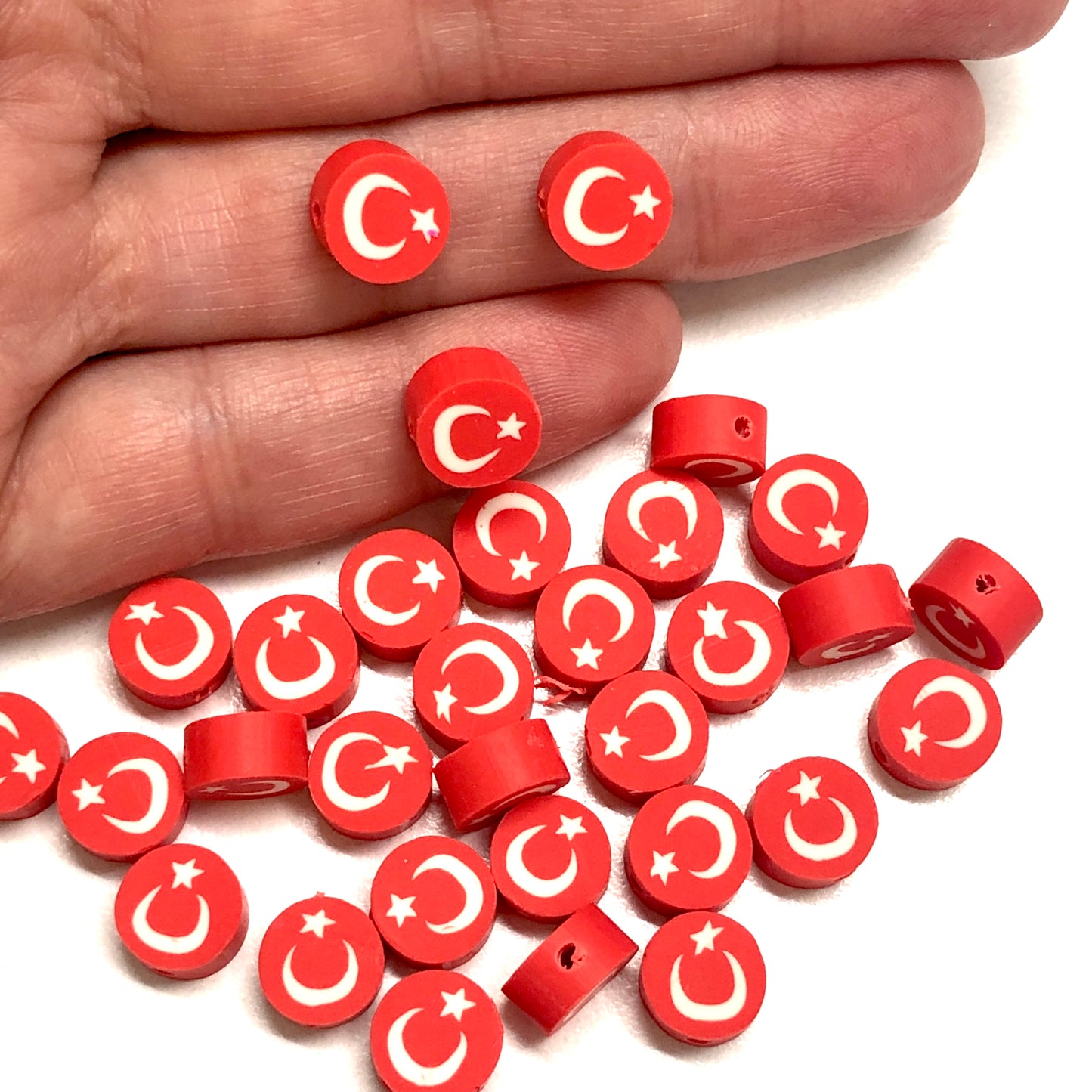 Polymer Clay (Fimo) Türk Bayrağı