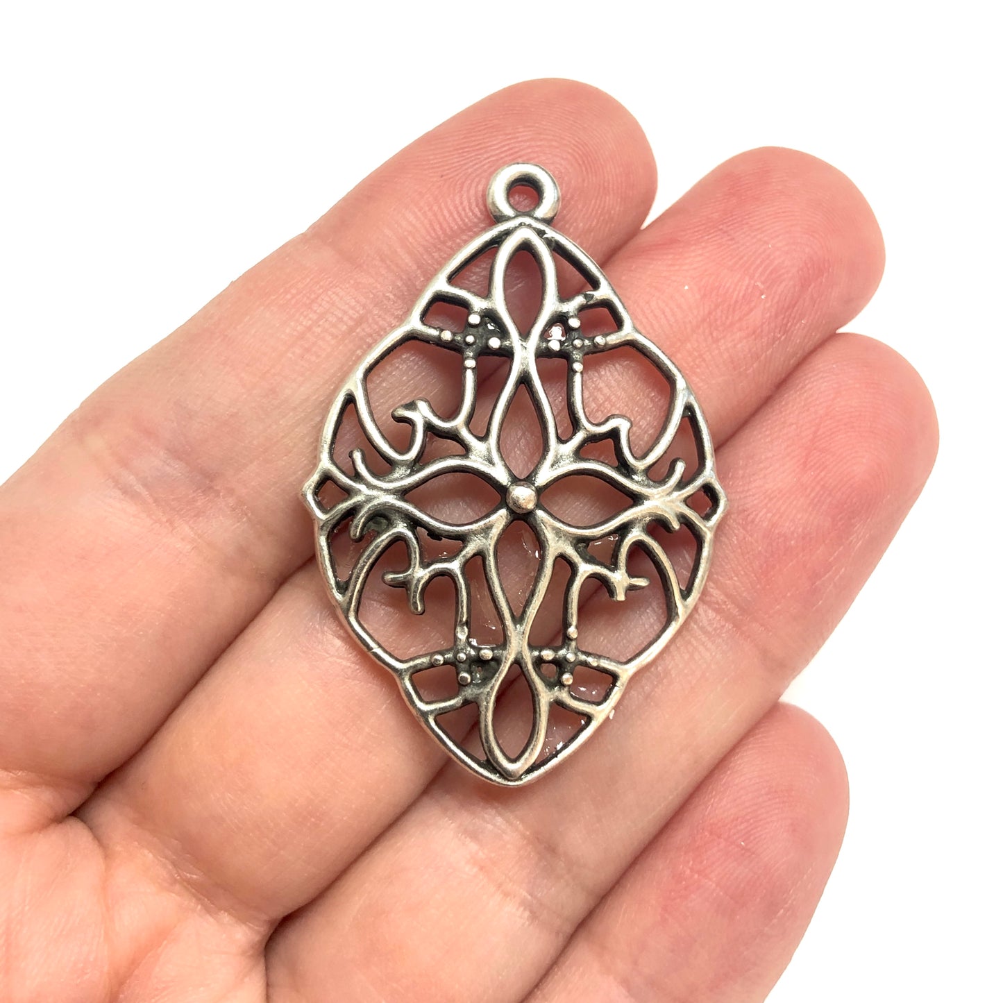 Antique Silver Plated Pendant -44