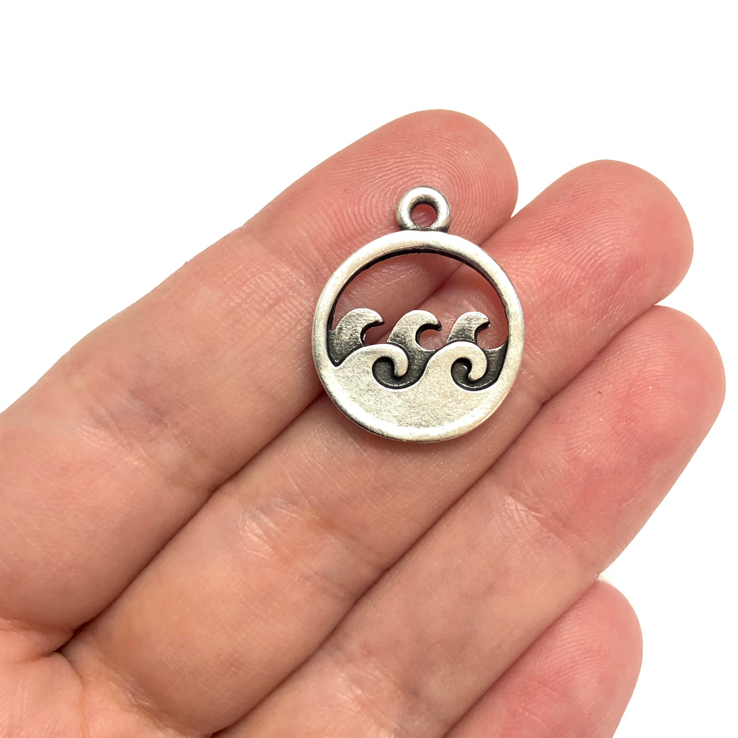 Antique Silver Plated Pendant -44