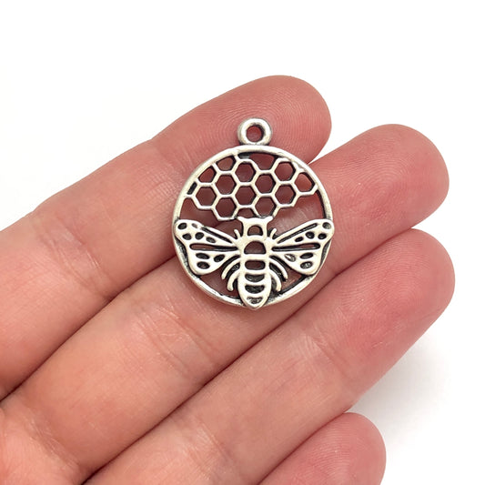 Antique Silver Plated Pendant -44