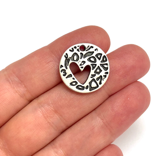 Antique Silver Plated Pendant -44