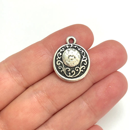 Antique Silver Plated Pendant -44