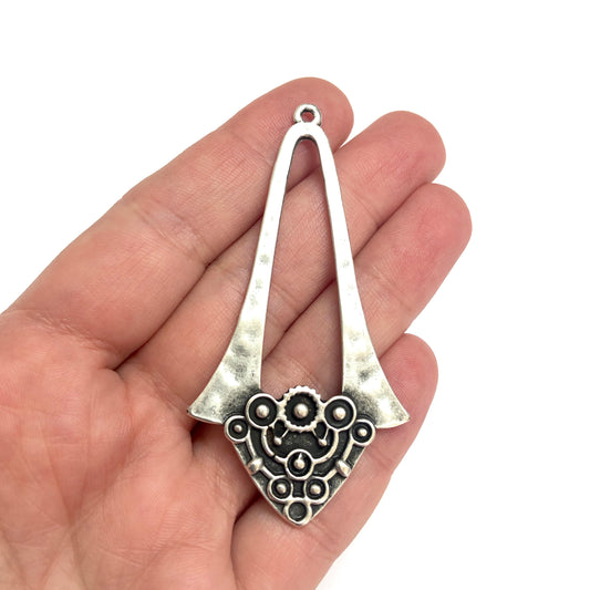Antique Silver Plated Pendant -44