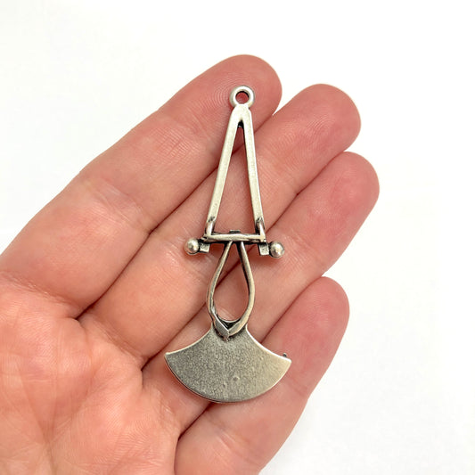 Antique Silver Plated Pendant -44