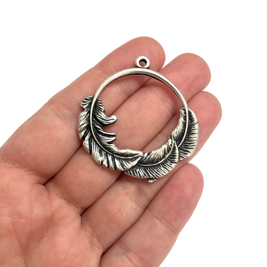 Antique Silver Plated Pendant -44